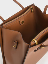 Charles & Ke*th -  Sansa Tote Bag - Cognac (AD-Sep)